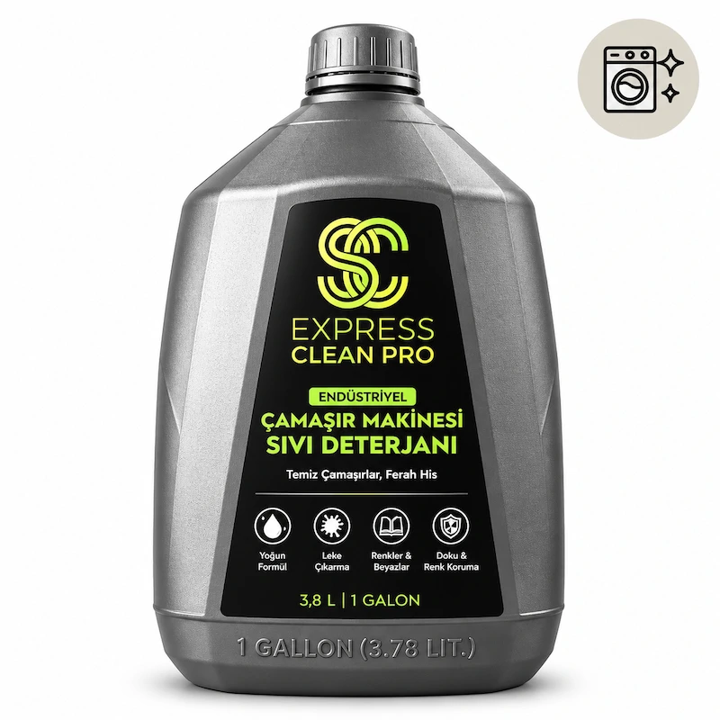 Endüstriyel Çamaşır Makinesi Sıvı Deterjanı 3,8 L